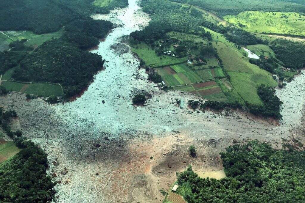 Brumadinho sob lama (Foto Presidência da República)